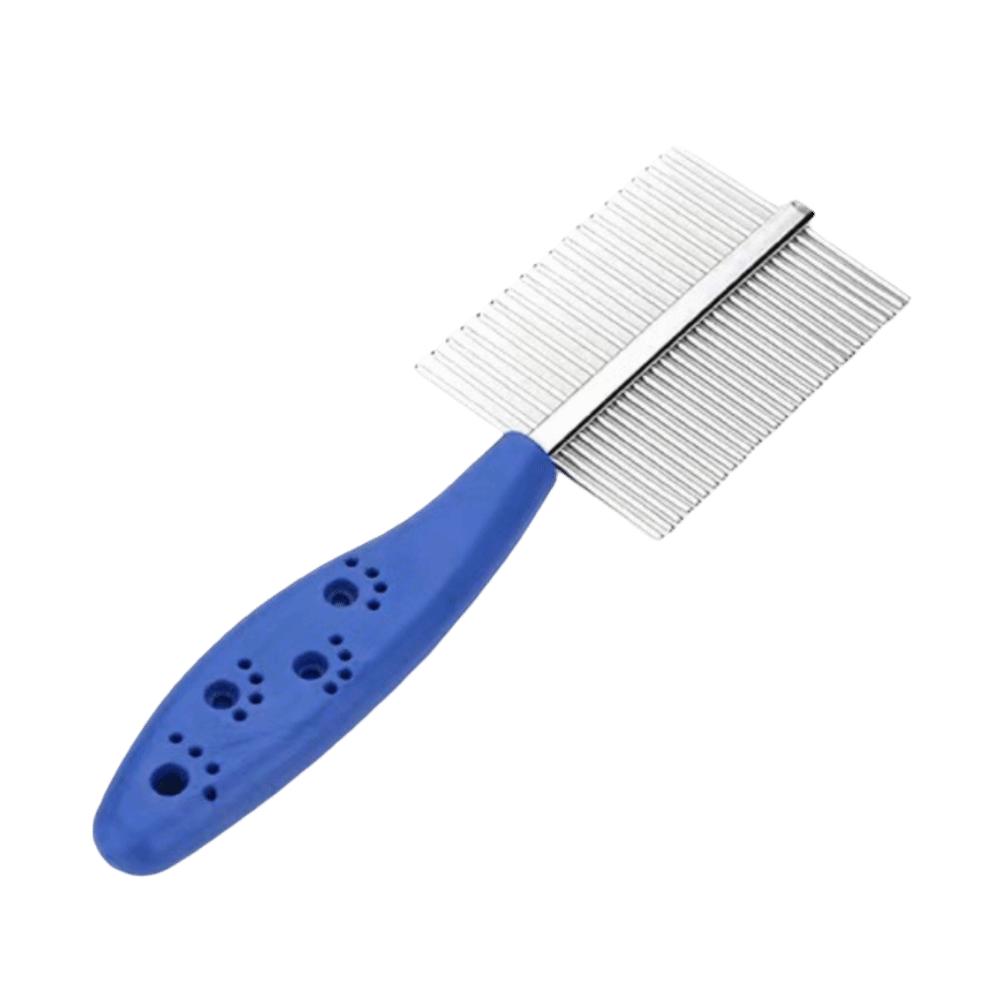 Stainless Steel Pet Massage Comb Easy Cleaning Pet Grooming Brush Pet Hair Comb Dog Cleaning