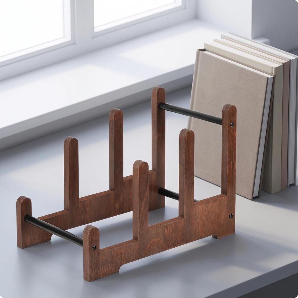 Vinyl Album Storage Rack Tabletop Long-Lasting for Living Room