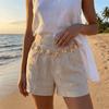 Gold Imitation Pearl Body Chain Multi-pendant Beads Belly Chain Retro Starfish Waist Chain  Bikini