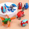 Dinosaur Model Dinosaur Eggs Transforming Toy Plastic Movable Joint Dino Toy  Kids