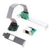 Fast RJ45 Card M.2 A+E To Single Port 1000M Networking Adapters  Card I210AT Chip Rj45 Adapters  Card