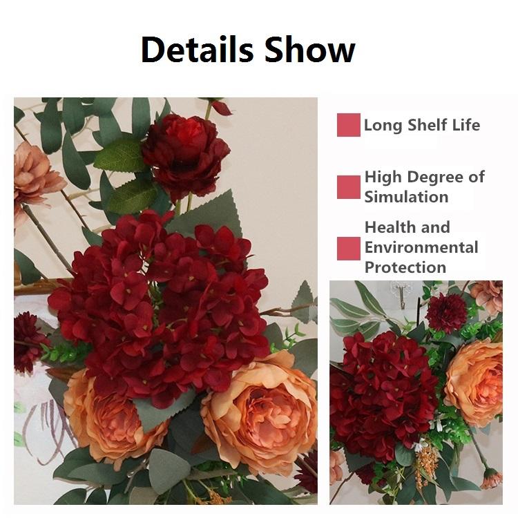 Креативный знак, угловой цветочный декор, свадебный цветочный реквизит, приветственная открытка, цветочная гирлянда, букет цветов