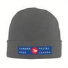 Логотип Canada Post Двуязычная Теплая Вязаная Шапка Хип-Хоп Шапка-Бини Осень Зима Уличные Шапки-Бини для Унисекс Взрослых