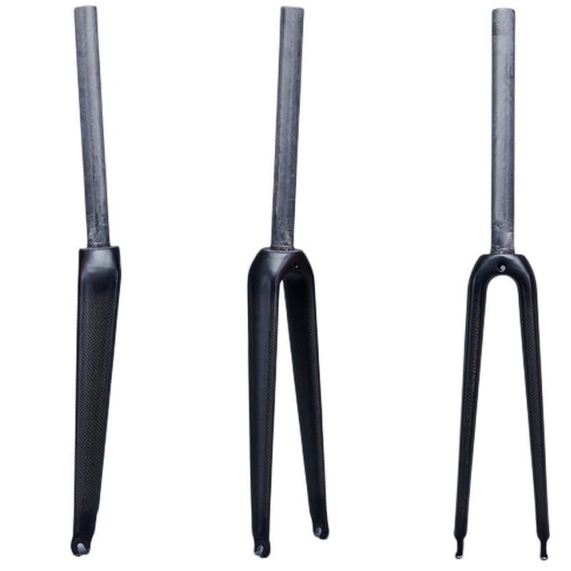 650C 700C Racing Road Bicycle Glossy Matt 3K Full Carbon Fibre Fork Track Fixed Gear Bike Front Fork