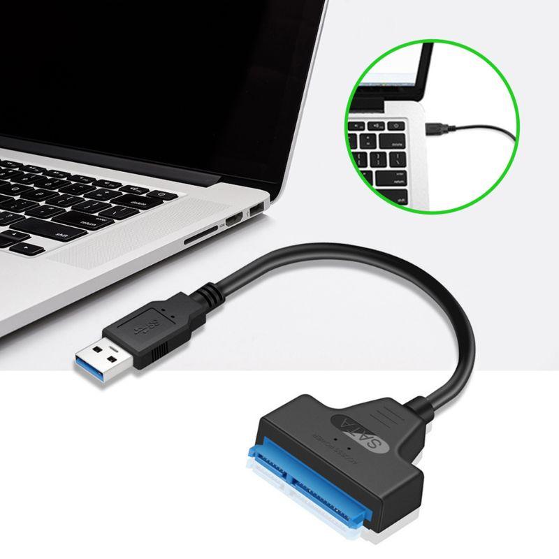 Кабель Sata на USB Адаптер USB 3.0/2.0/Type C для 2,5-дюймового жесткого диска Sata - Внешний конвертер для передачи данных SSD/HDD