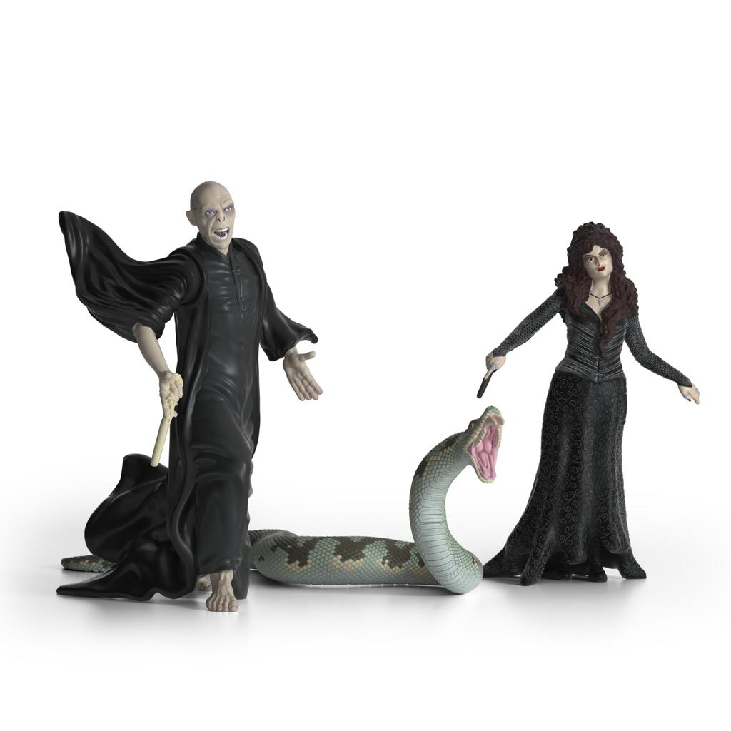Schleich Harry Potter Series Lord Nagini and Bellatrix Lestrange 42684 Voldemort,