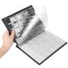 250 Pockets 10 Pages Coin Album Coin Collection Book Collecting Holder BookBlack