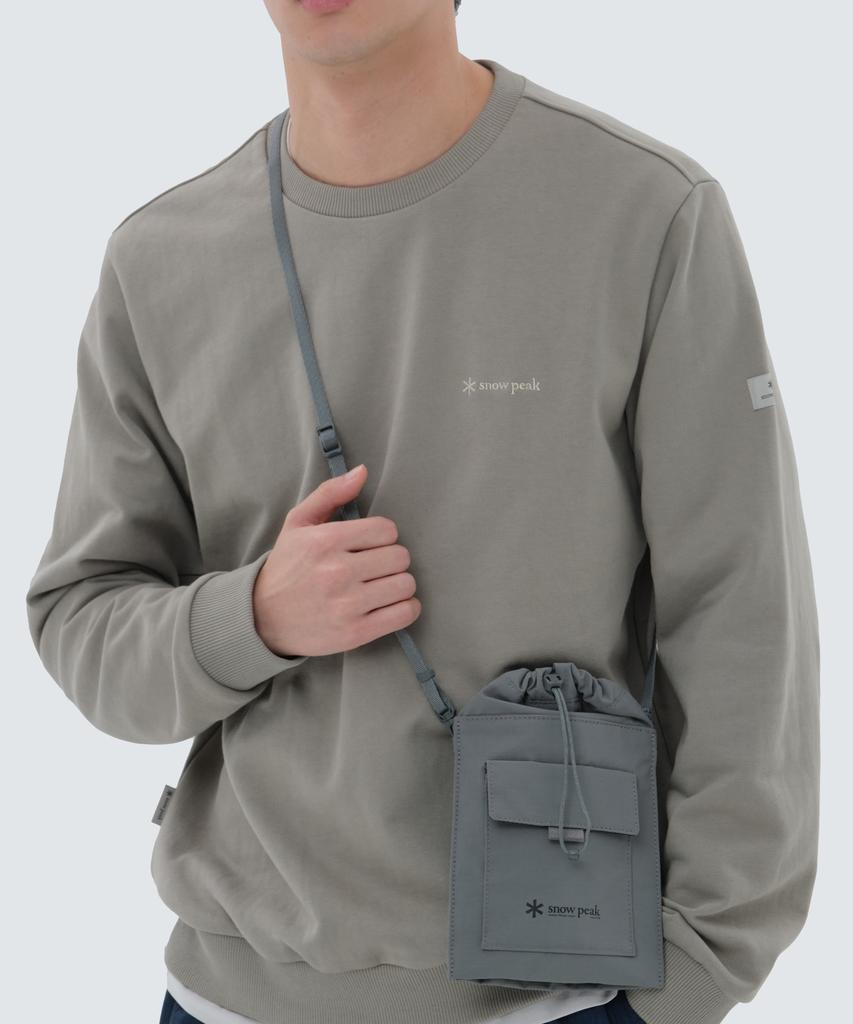 Snowpeak Apparel Мини-сумка-почтальон Dual Tech Темно-серый (S24Sufsb38)