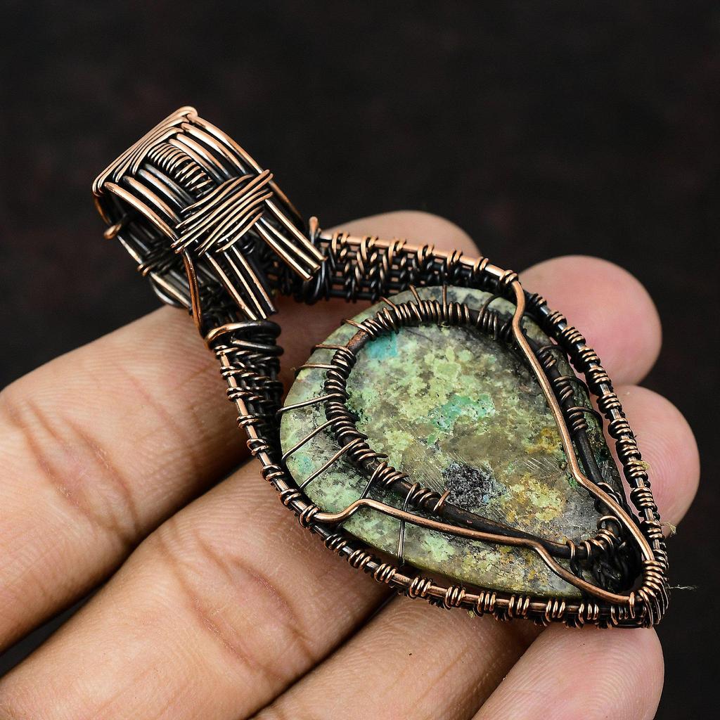 Древо Жизни Тибетская Бирюза Медный Кулон Медная Проволока Обернутые Ювелирные Изделия Ювелирные Изделия Из Драгоценных Камней Радуга Кулон Лунный Камень Ювелирные Изделия Древо Жизни