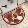 Американский ретро полукруглый коврик для ванной комнаты впитывающий быстросохнущий коврик для туалета диатомовая грязь нескользящий коврик для двери