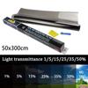 1 Roll 50x300cm 1/5/15/25/35/50 Percent Car Window Tint Film Car Glass Sticker Sun Shade Film Summer UVProtctor Car Sticker Film LXY