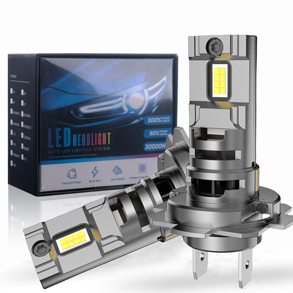 H7 светодиодная лампа для фар Mini Wireless 60W 20000LM 6500K CSP для автомобильных фар мотоциклетных ламп Auto Diode Lights H7 Turbo Led 12V