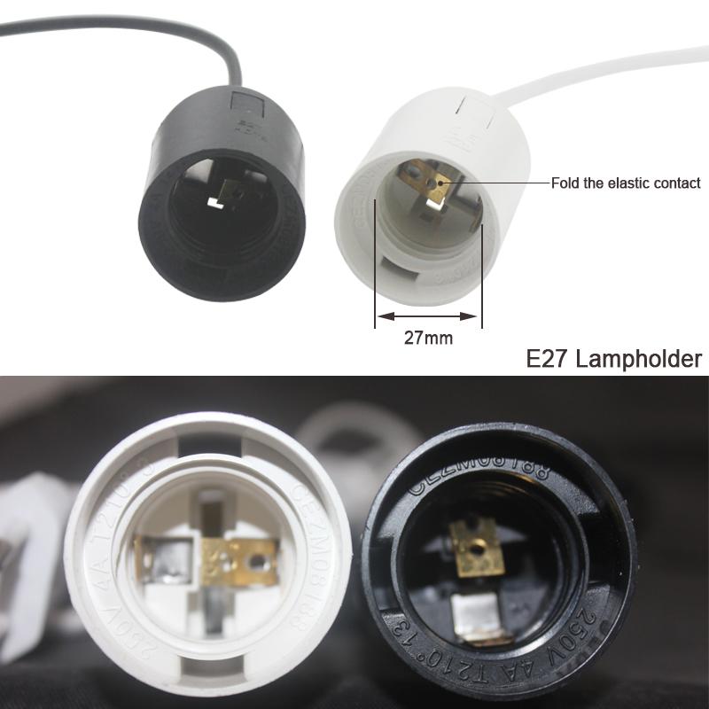 EU US Plug 1.8m шнур питания кабели E27 основание лампы держатель с выключателем провод для подвесных светодиодных лампочек приспособление подвесной светильник гнездо