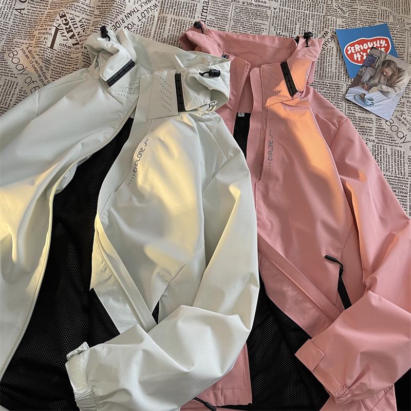 Men's American-Style Vintage Cityboy Functional 3-in-1 Workwear Jacket In Solid Color