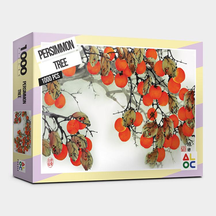 Пазл из 1000 деталей - дерево хурмы, популярная корейская головоломка