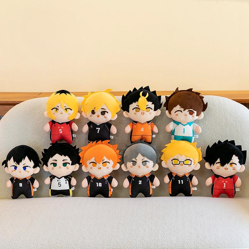 23 см Haikyuu!! Плюшевые игрушки Милые Аниме куклы Haikyuu Хината Сёё и Кагеяма Тобио и Савамура Дайчи Коллекция плюшевых игрушек Подарок