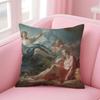 rococo JJean Honore Fragonard Cushion Cover Pillow Case Soft Skin Friendly Fabric Comfort  Concealed Zipper