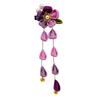 Baramoly Hair Wisteria Japanese Purple Ornament, Shichi-Go-San, Coming-of-Age Ceremony, Tsumami-Zaiku Flower, Design, Add-on, Wedding, Graduation,