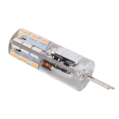 G4 24LED лампочка 2W 200LM Bi Pin свет без регулировки яркости для люстры AC DC 12V(Теплый белый