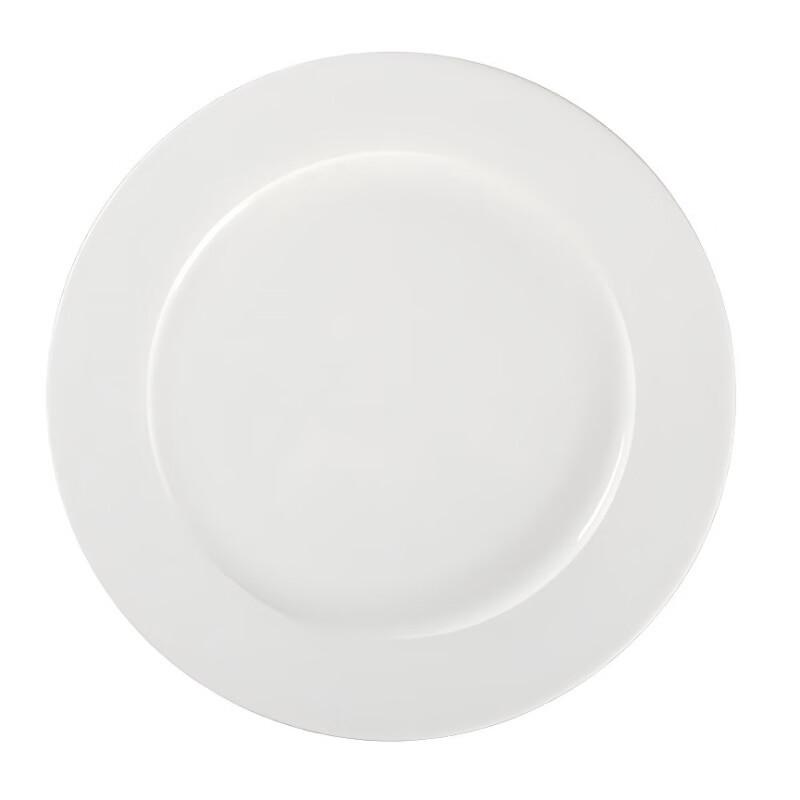 Abay Double Gold Line Bone China Flat Plates Set