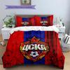 Футбольный клуб ЦСКА Москва Комплект постельного белья с рисунком Одеяло Домашний декор Подарок (1 пододеяльник + 2 наволочки без наполнителя)