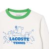 Lacoste Childrens/Kids Printed Fleece Crew Neck Sweatshirt