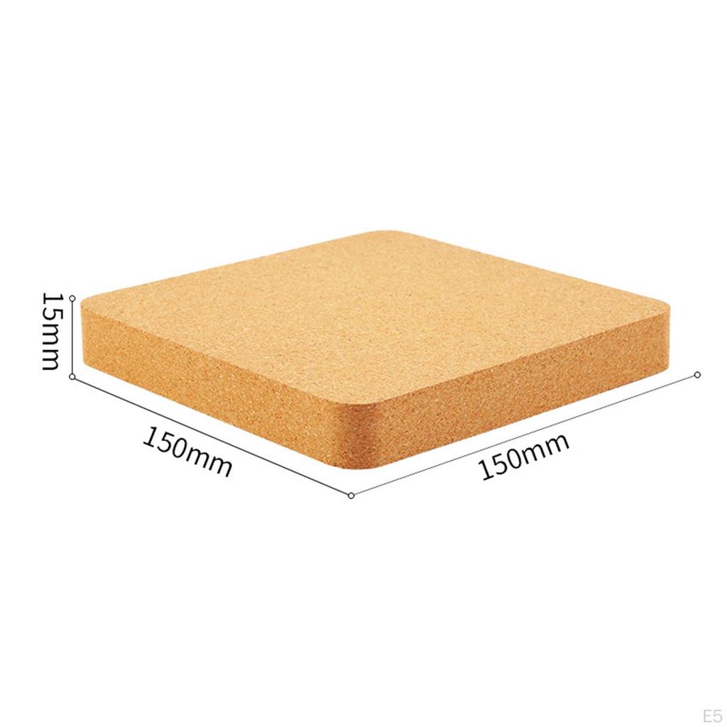 Противоскользящий коврик из пробкового блока, легкий шлифовальный коврик для вырезания отверстий, аксессуары для самостоятельного изготовления