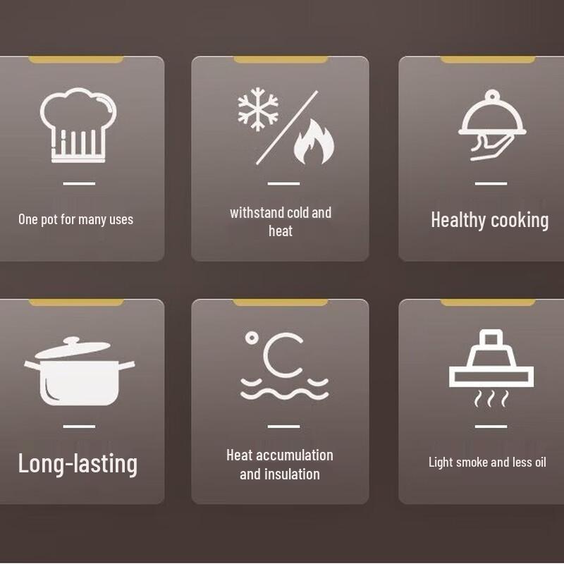 VISIONS Amber Vision 2.25L Glass Cookpot