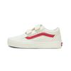 Casual Low Top Kids Skate Shoes Kids Sneakers White Red VN0A4BUVOXS