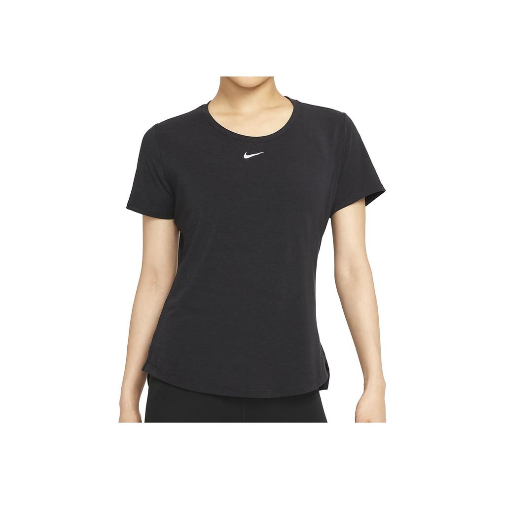 Nike Dri-Fit Training Sports Быстросохнущая футболка с короткими рукавами и круглым вырезом Женские топы Черные DD0619-010