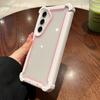 For Samsung Galaxy S24 Case Clear Detachable 2 in 1 Shockproof TPU + PC Phone Back Cover