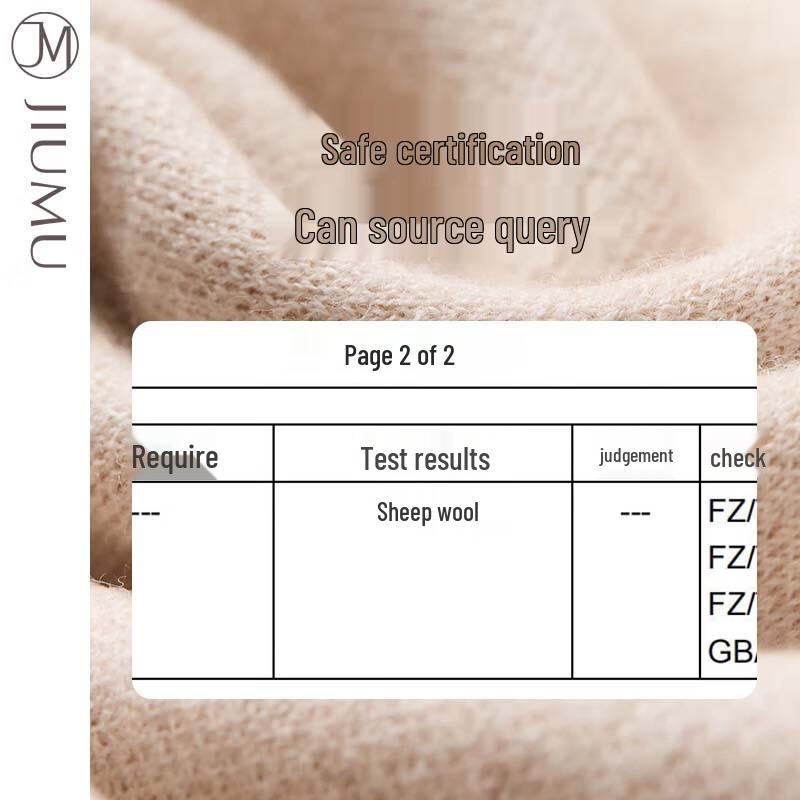 JIUMU Women's Warm Wool Scarf WY155