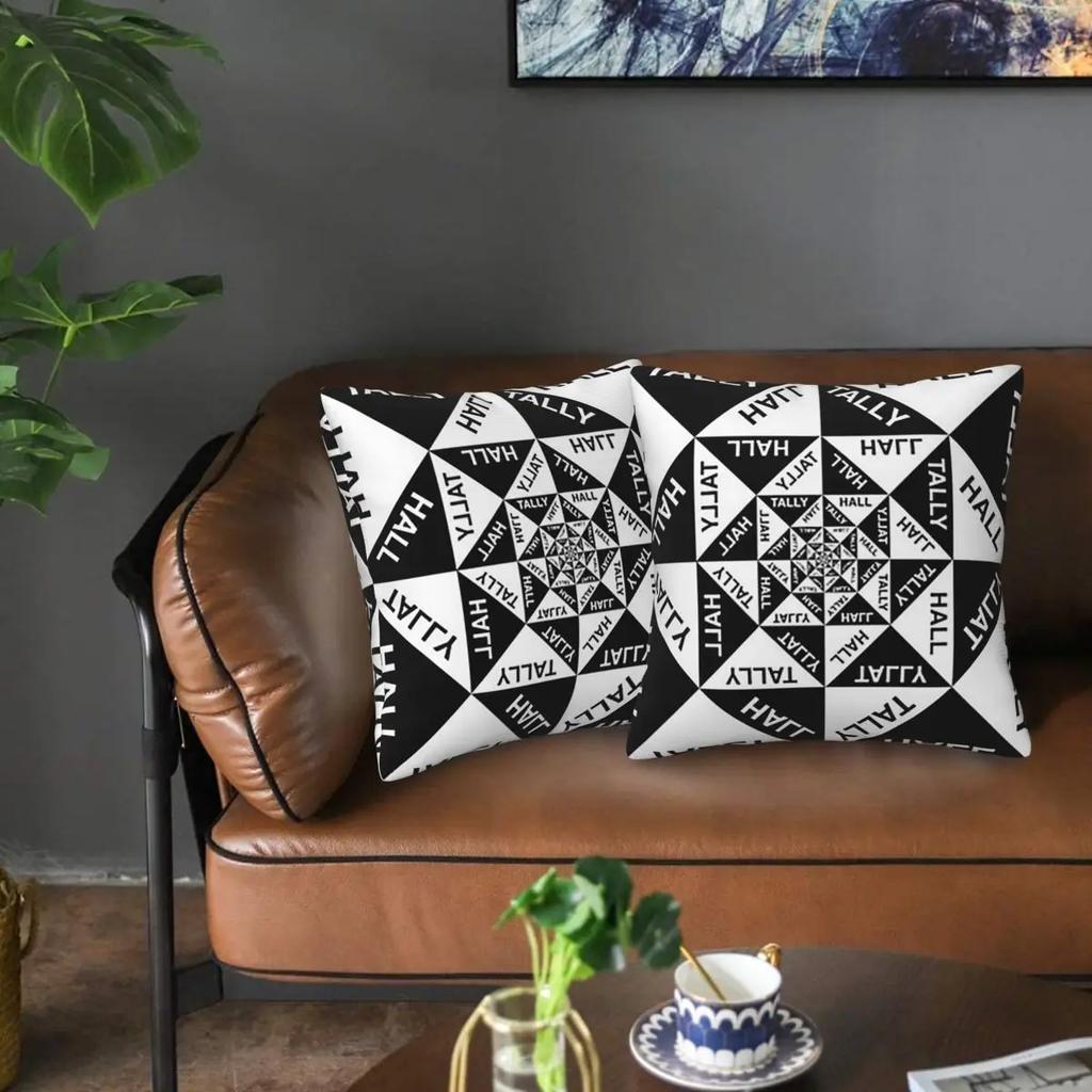 New 02 Tally Hall Band Logo Genre Indie Pop 2 Pcs Square Pillowcase Pillow Cover Cushion Comfort Throw Pillow For Home Bedroom