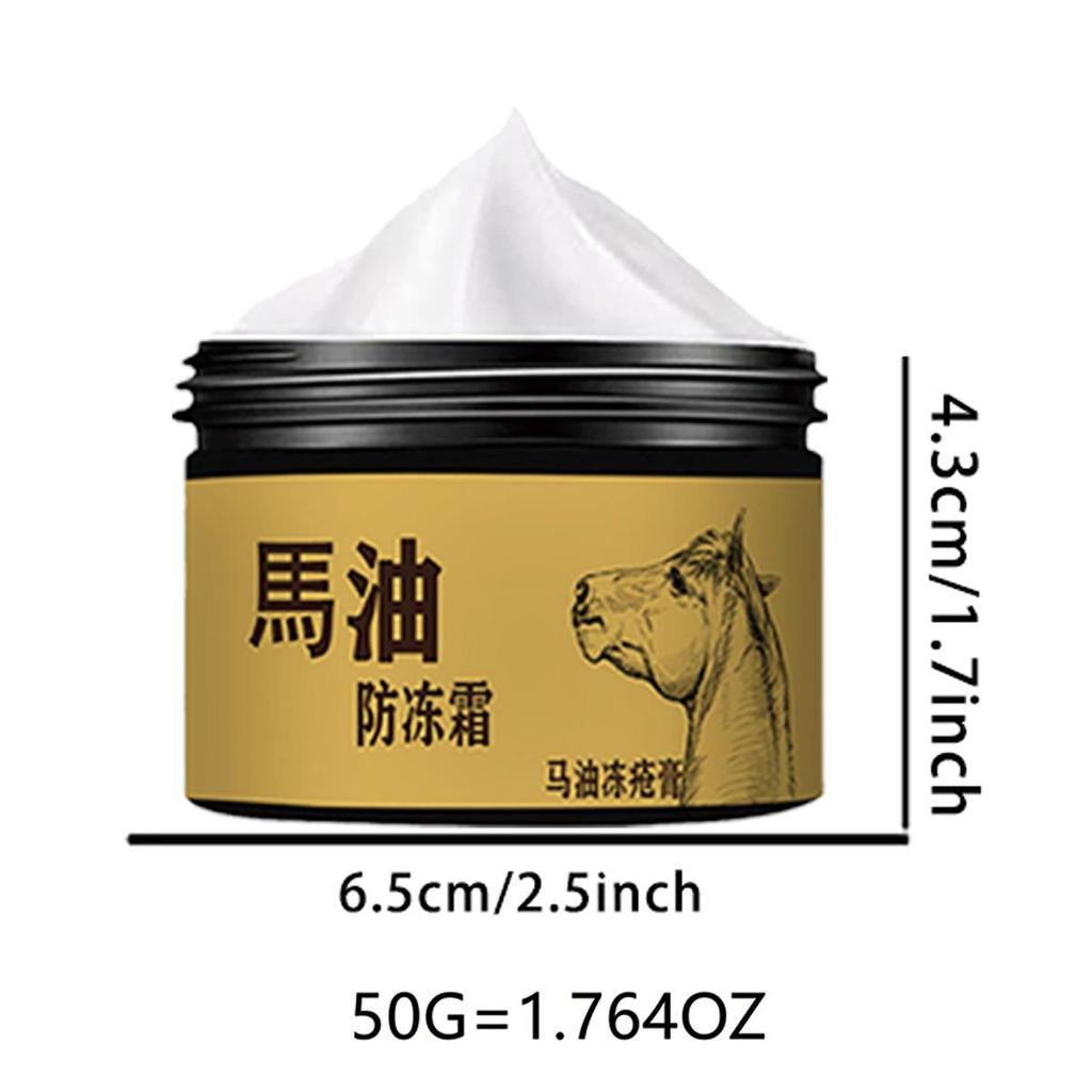 Horse Oil Antifreeze Cream, Hydrating and Moisturizing, Repairing Damaged, Dry and Cracked Skin, Caring for Skin with Horse Oil Frostbite Cream