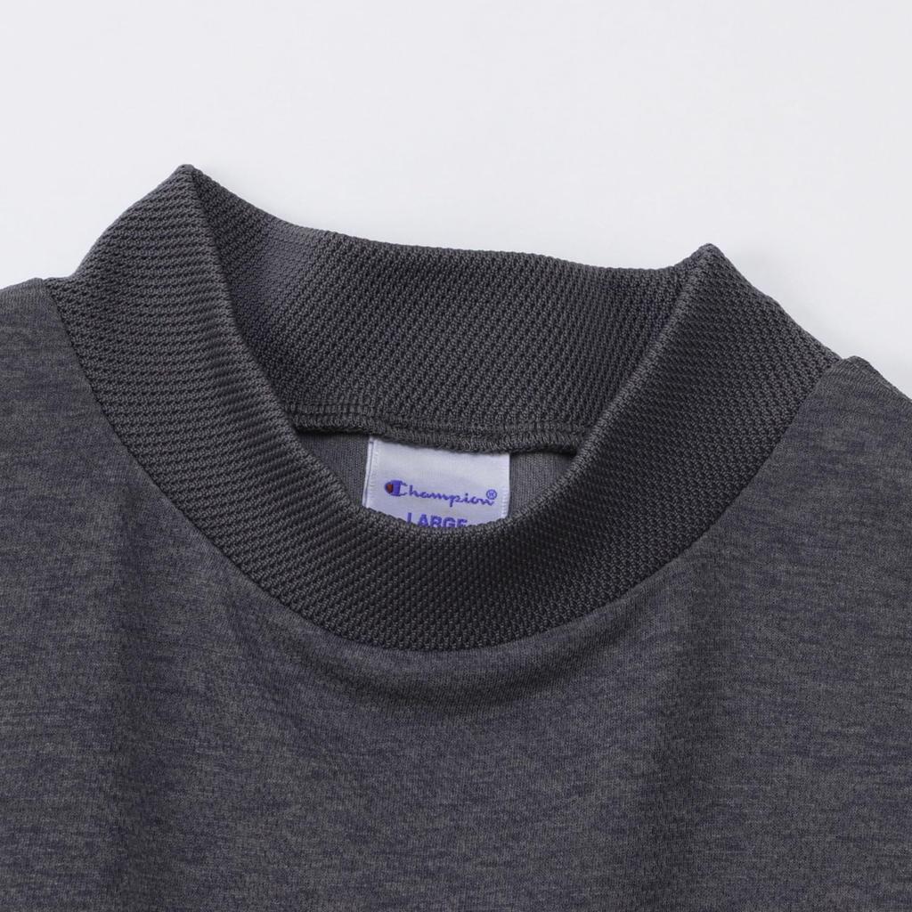 Короткий рукав, короткая, быстрая УФ-графика, резиновая, КОРОТКИЙ РУКАВ, МОНЕТ-ВОРОТ, угольный [Champion] Футболка, рукав, сушка, защита, логотип, принт, C3-BG304