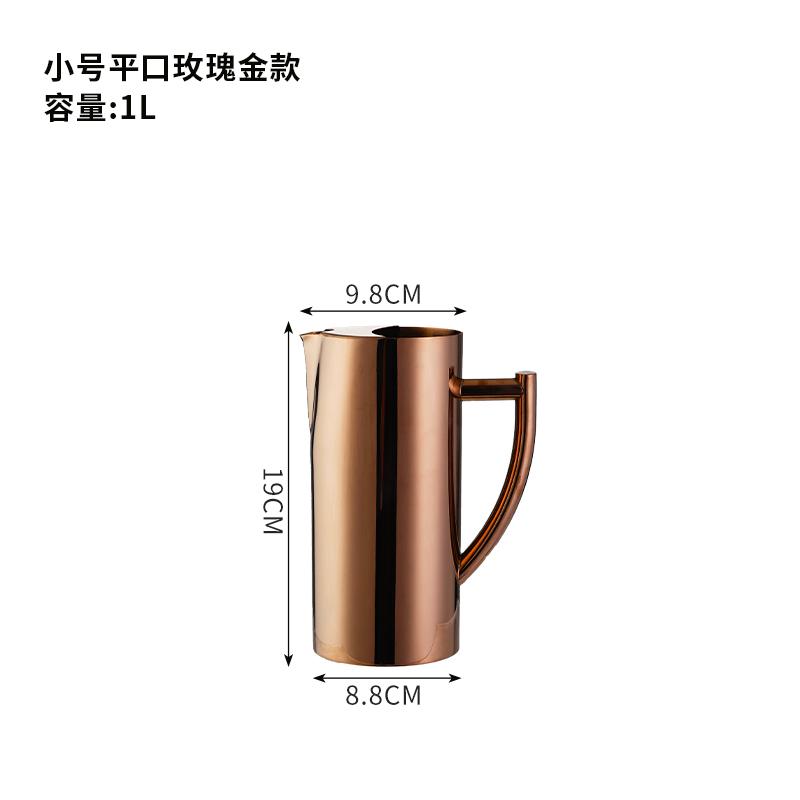 Кувшины из нержавеющей стали для кухни, бутылка для сока и супа в ресторане, емкость для замораживания воды, чайник для вина, разделитель для красного вина