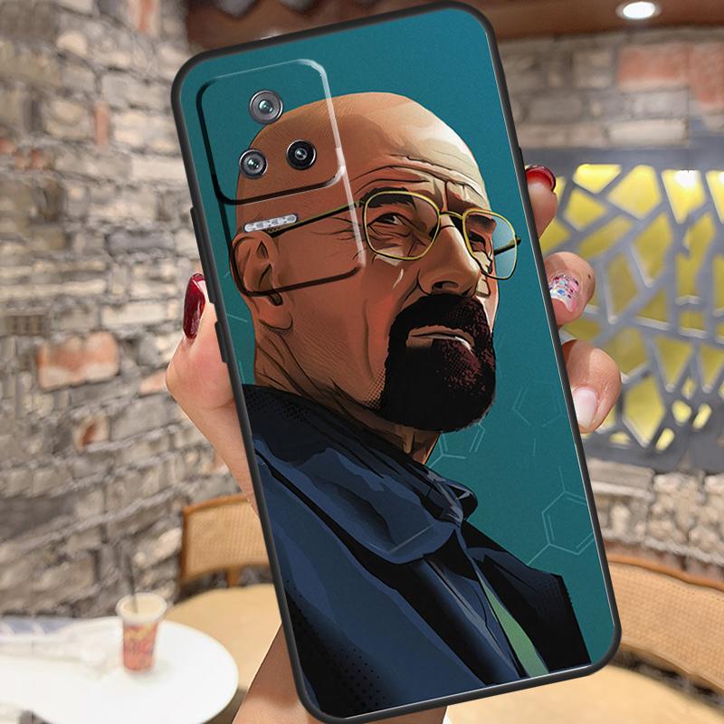 Чехол Хейзенберг из Во все тяжкие для Xiaomi 14 Ultra 15 13 11T 12T 13T 14T Pro POCO X3 X5 X6 X7 Pro M6 F5 F6 Pro