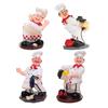 Chef Wine Bottle Holder Figurine Table Decor Piece Decorative Centerpiece for Home Ornament Display Stand Centerpiece