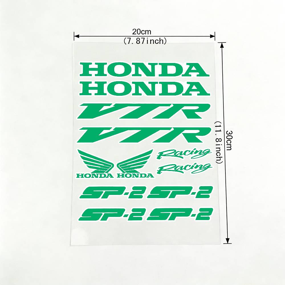 For HONDA VPR SP2 18 Colors Reflective Motorcycle Stickers Waterproof Vinyl Decals For Motorbike Helmet Fuel Tank Bike