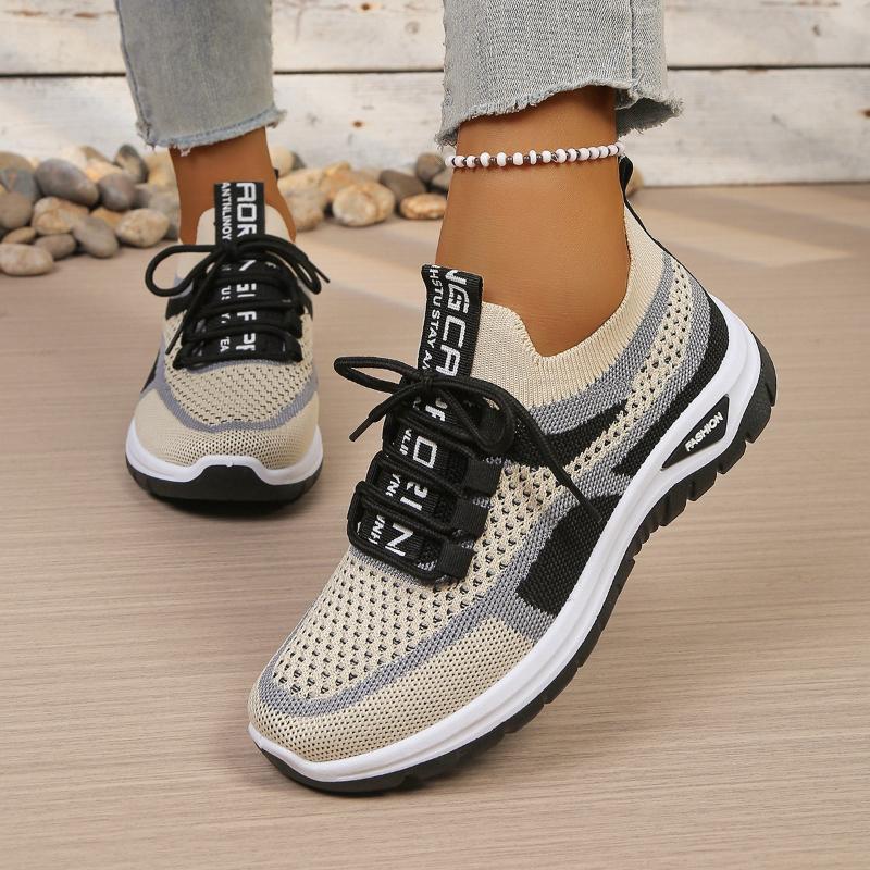 Women's Shoes Summer Casual Sneaker New Style Two-color Single Shoes, Versatile, Casual and Fashionable Work Shoes