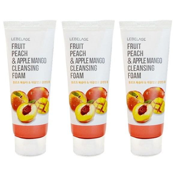 Lebelage Fruit Lemon&Calamansi/Peach&Apple/Avocado&Olive Очищающая пенка 100 мл (13 вариантов)