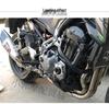 Kawasaki Z900 Titanium SC Exhaust System: Blue-Baked Front Section for Motorcycle Modification