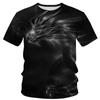 Summer Dragon Animal Pattern Tees Fashion Trend Round Neck Short Sleeved 3D Printed Casual Loose T-Shirts Men’s