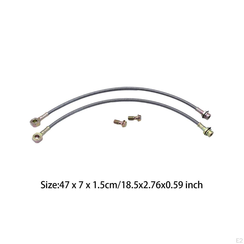 Комплект шлангов дискового тормоза 7/16" для замены аксессуаров Chevelle 64-72