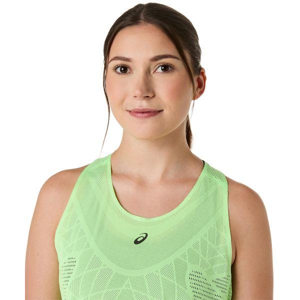 Asics Metarun Actibreeze Дышащий однотонный спортивный топ женский топы 2012D416-001