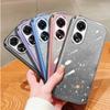 Fashion Plating Gradient Glitter Case For OPPO A78 A58 A38 A94 A57 A36 A17 A16 A55 A1 A2 Find X6 Pro K11 K11X Silicon Back Cover
