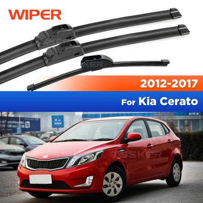 Для Kia Cerato YD 2012-2017 2013 2014 2015 2016 Дворники Передние и Задние Щетки Стеклоочистителя Лобового Стекла Оконные Щетки 26"+14"+13"""
