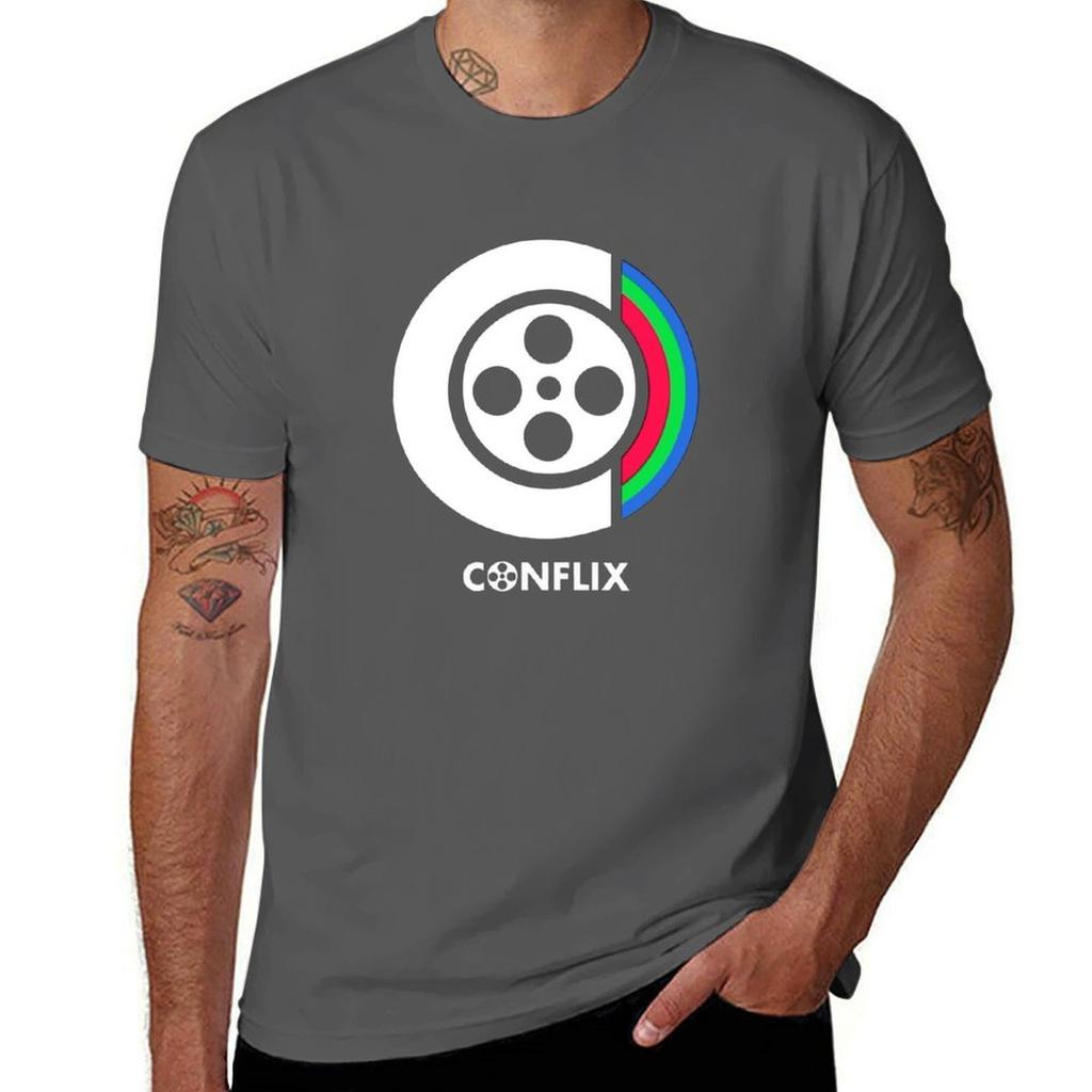 Conflix White Colour Reel Tshirt Outdoor Sports Short Sleeve Top Tshirt