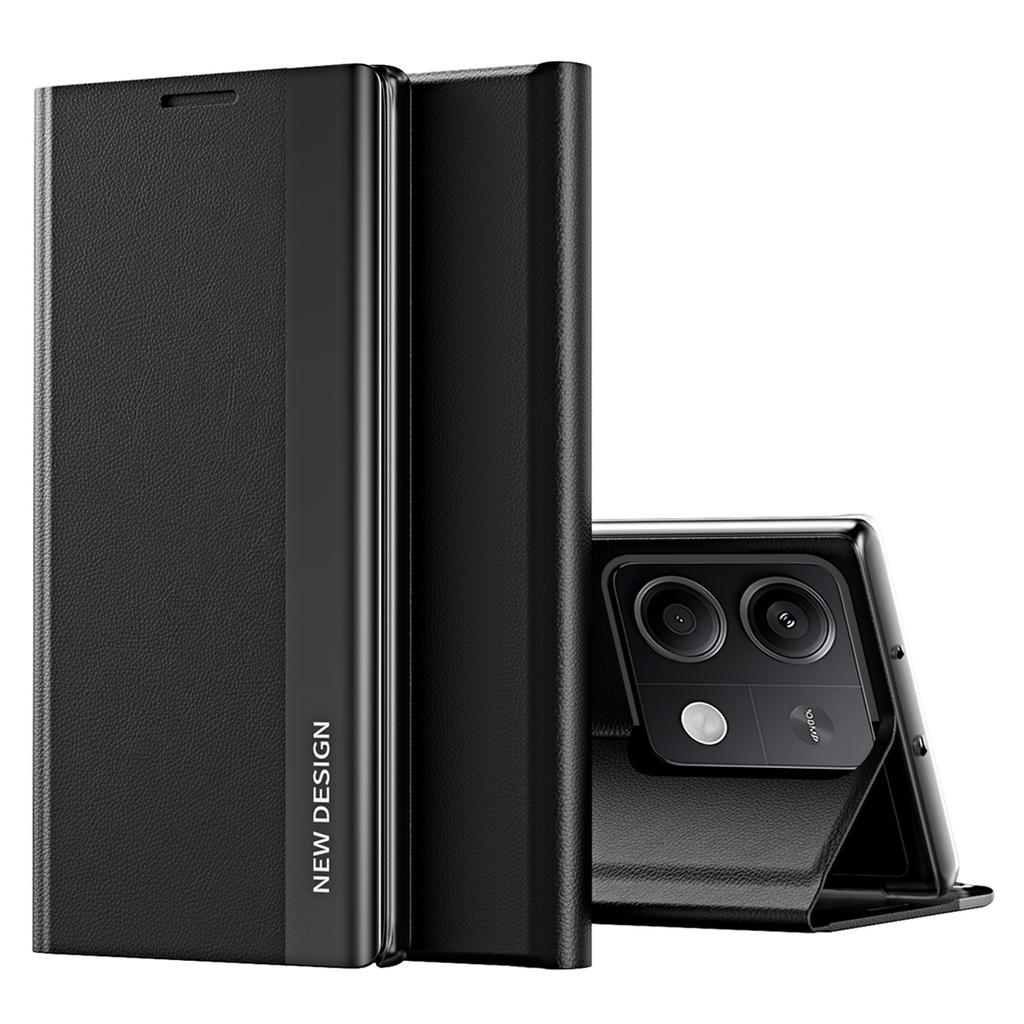 For Xiaomi Redmi Note 13 5G Phone Cover PC Shell+Leather Scratch-proof Case