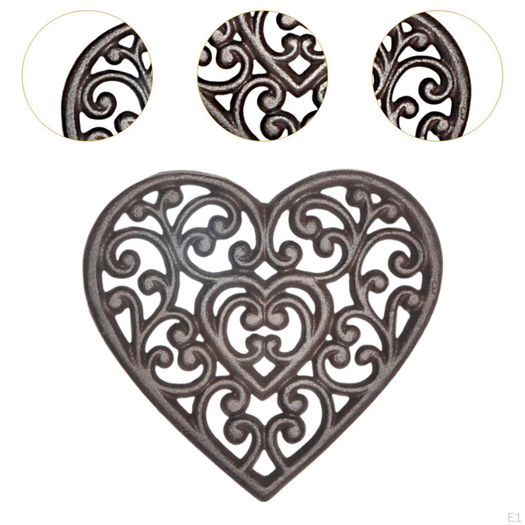 Чугунная подставка, жаропрочная металлическая подставка для чайника, прочная подставка для тарелок, кухонная подставка